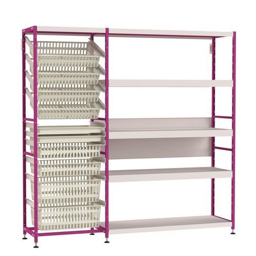 Estantería modular - Eolis® - VILLARD MÉDICAL - inclinada