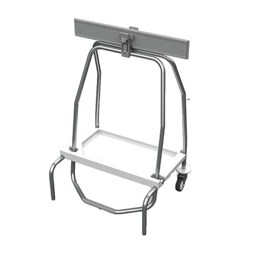 Carro de hospital - HERMÉ-TRI® - VILLARD MÉDICAL - para transporte / para desechos / de acero inoxidable
