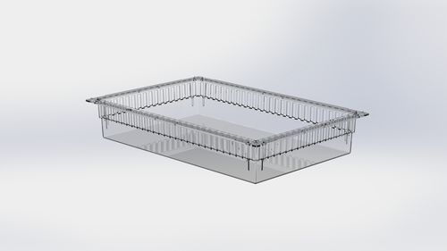 Cubeta industrial - 1103 series - VILLARD MÉDICAL - para almacenamiento / de policarbonato / modulable