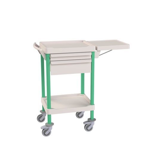 Carro médico - Eolis® COMPACT - VILLARD MÉDICAL - de hospital / para cuidados / de aluminio