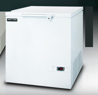 Congelador de laboratorio - LTFE 140 - AccsA'tech - de tipo arcón / con 1 puerta / baja temperatura