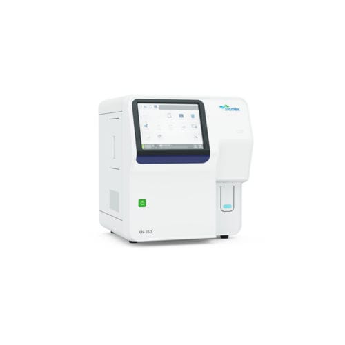 Analizador de hematología automático - XN-350 - Sysmex Europe - compacto / con diferenciación de 5 partes / por citometría de flujo de fluorescencia