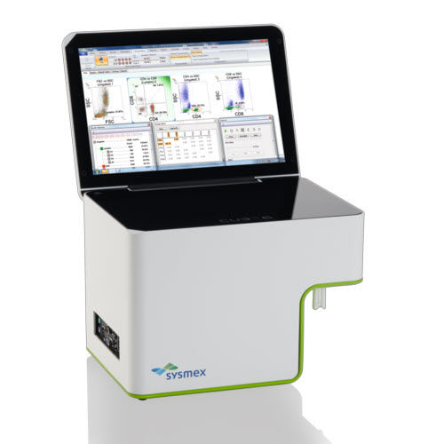 Citómetro automático - CyFlow® Cube 6 - Sysmex Europe - de mesa / compacto / para glóbulos