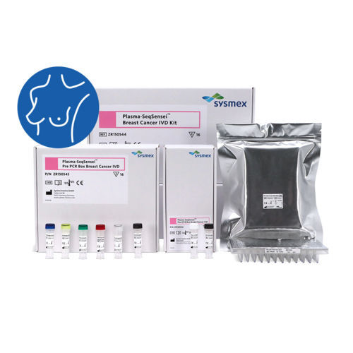 Kit de prueba para mutaciones genéticas - Plasma-SeqSensei™  - Sysmex Europe - para el cáncer de mama / de oncología / de genes
