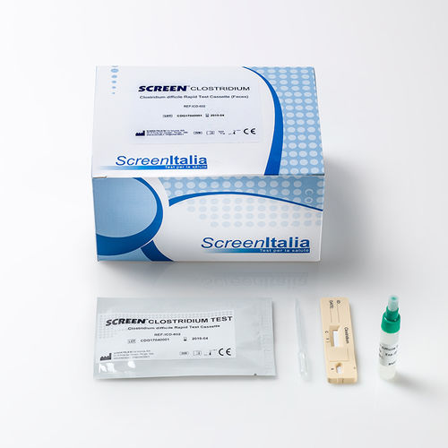 Prueba rápida para control de calidad - SC-0470-25 - SCREEN ITALIA - de glutamato deshidrogenasa / Clostridium difficile / de heces