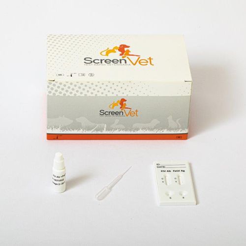 Prueba rápida de leucosis felina - SCV-1101-10 - SCREEN ITALIA - de FIV / de FeLV / de suero