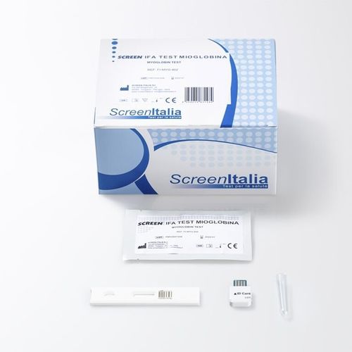 Prueba rápida de infarto de miocardio - SC-1484-20 - SCREEN ITALIA - de mioglobina / de sangre / por inmunofluorescencia
