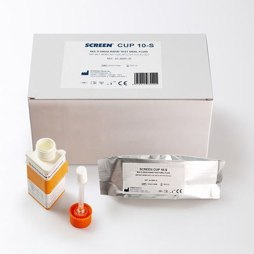 Prueba rápida de detección de droga - SC-0005-25 - SCREEN ITALIA - para control de calidad / para alcohol / de metanfetamina