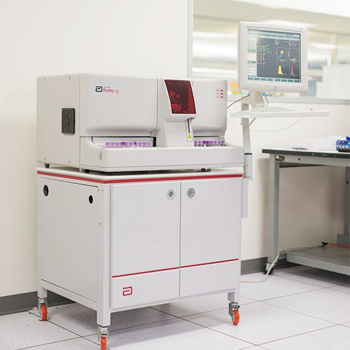 Analizador de hematología automático - CELL-DYN Ruby - Abbott Diagnostics - de mesa / en 5 poblaciones / por difracción láser