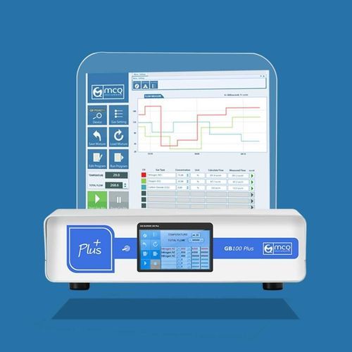 Mezclador de gases de laboratorio - GB 100 PLUS - MCQ Instruments - digital / con pantalla táctil / Bluetooth