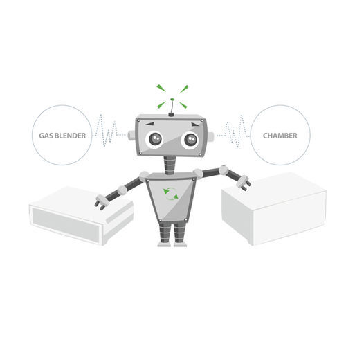 Sistema de supervisión y control de laboratorio - MCQ Instruments - de gases médicos / automatizado / continuo