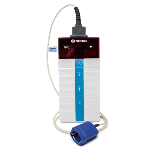 Pulsioxímetro portátil de mano - 8500  - Nonin - médico / alimentado por batería / con sensor separado