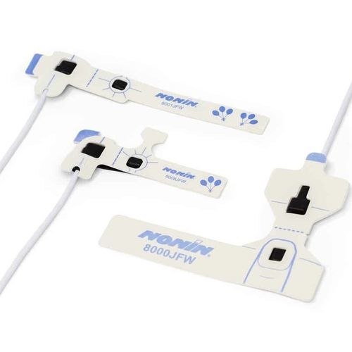 Sensor SpO2 de dedo - 8000J - Nonin - para pie / adhesivo / sin látex