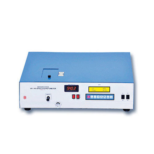 Espectrofotómetro UV-vis - 1371 - Electronics India - de un solo haz / halógeno / wolframio