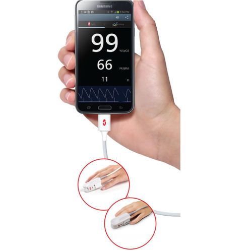 Pulsioxímetro portátil de mano - iSpO2® Rx - Masimo - médico / para smartphone / con sensor separado