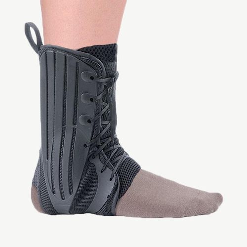 Órtesis de tobillo - 6506 - Gibaud - con abertura en el talón / con cordones