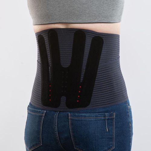 Faja de sujeción toracolumbar - Lombogib® Finesse - Gibaud - para adulto / semirrígida / negra