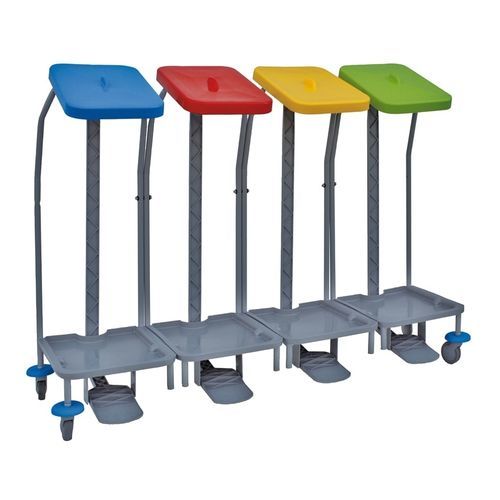 Carro para bolsas para ropa sucia - LINEN 24 - IPC - de hospital / de transporte / 4 bolsas