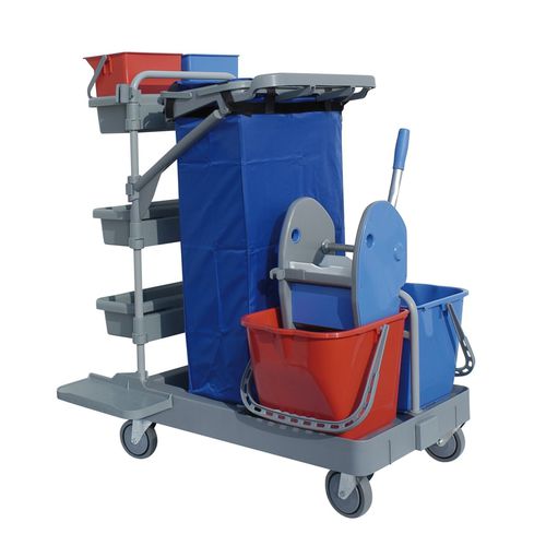 Carro médico - STARACE 103 - IPC - de limpieza / con cubo / 1 bolsa