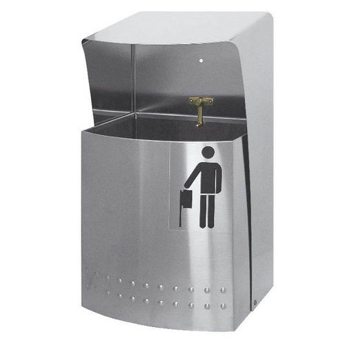 Papelera de acero inoxidable - RAFFAELLO - IPC