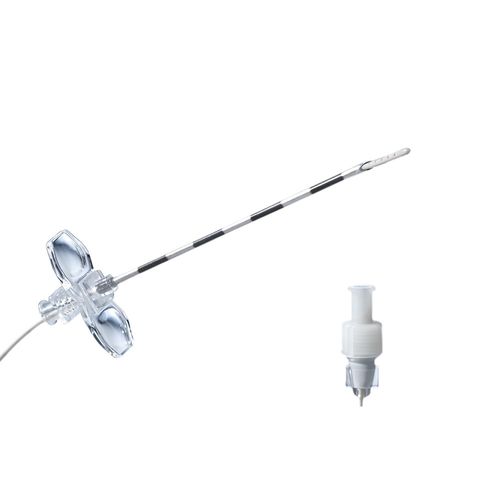 Catéter de drenaje del LCR - External Silverline® - Spiegelberg - lumbar / de PU