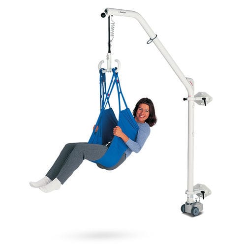 Elevador de pacientes de pared - CURATOR® - aacurat GmbH - eléctrico / con ruedas / con pesapersonas