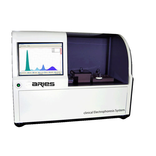 Sistema de electroforesis con acetato de celulosa - ARies - P.S. ELETTRONICA SRL - veterinario / automático / de mesa