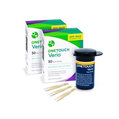 Tira de prueba de diabetes - OneTouch Verio® - Lifescan - de glucosa / de glucemia / de sangre