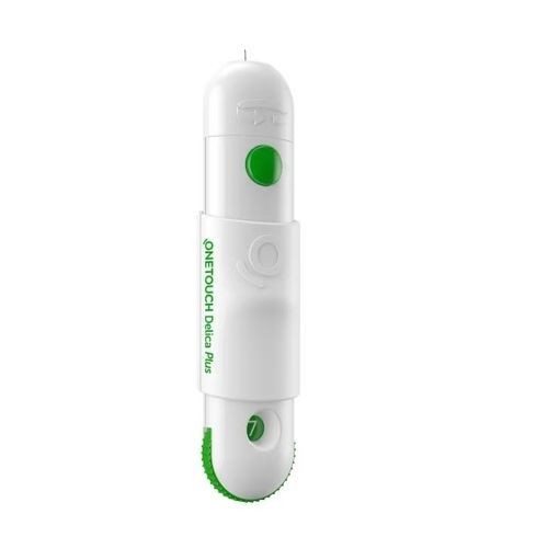 Pluma disparadora de lancetas de insulina - OneTouch® Delica® - Lifescan - de diabetes / para humanos / reutilizable