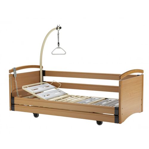 Cama médica - Euro 1000 Boiserie - HMS-VILGO - de larga estancia / eléctrica / de altura regulable
