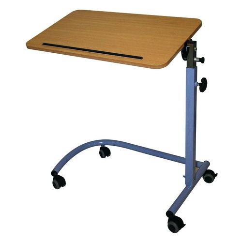 Mesa de cama con ruedas - Galeo - HMS-VILGO - con accionamiento manual / de altura regulable / reclinable