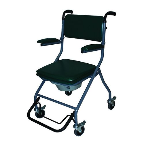 Silla con orinal con reposabrazos - GR 192 - HMS-VILGO - con cubo / con ruedas / plegable