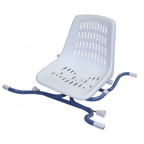 Asiento de baño con respaldo - Spidra 400 - HMS-VILGO - suspendido / giratorio / de plástico
