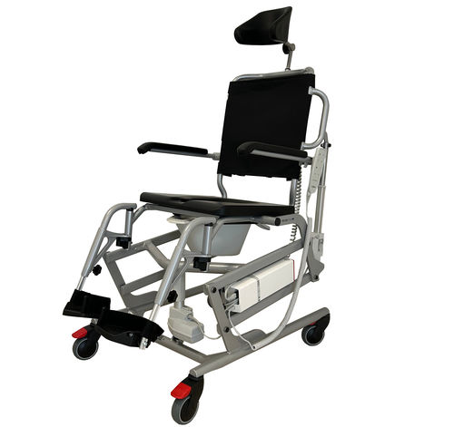 Silla con orinal para adulto - TRITON DUAL 150 - Winncare group - con reposabrazos / con cubo / con ruedas