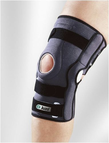 Órtesis de rodilla - JuzoPro® Genu Soft - Juzo - estabilización de los ligamentos de la rodilla / con abertura en la rodilla / con almohadilla rotuliana