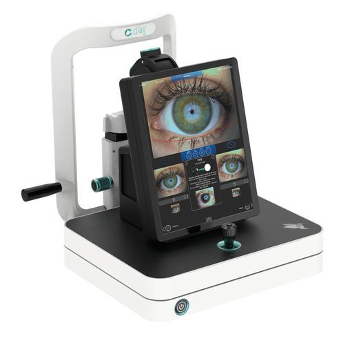 Sistema de diagnóstico de la sequedad ocular meibografía - CDIAG - Quantel Medical - Ophthalmology - meniscometría lagrimal