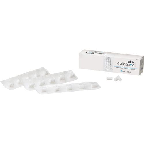 Apósito cutáneo intraoral - Etik Collagene - ACTEON GROUP - estéril / cicatrizante / hemostático