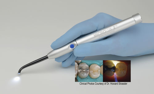 Detector de caries por transiluminación - Microlux 2 Diagnostic System PN 110080-3 - AdDent, Inc.  