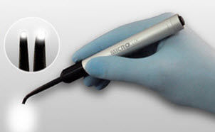 Detector de caries por transiluminación - Microlux™ - AdDent, Inc.  