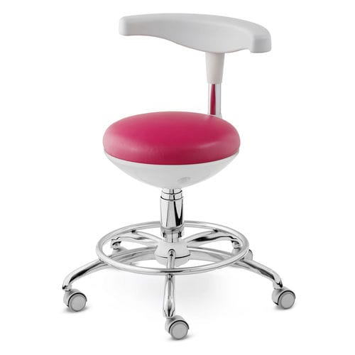Taburete para odontología - ASSIST - Airel-Quetin - de altura variable / con respaldo