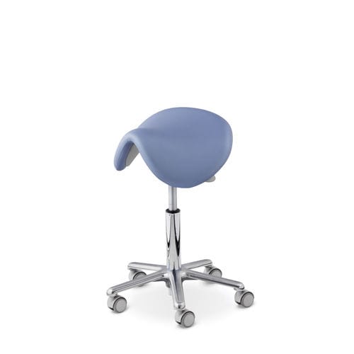 Taburete para odontología - HARLEY - Airel-Quetin - de altura variable / con ruedas / con forma de silla de montar