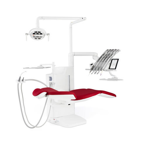 Unidad dental con sillón eléctrico - K2 EVO.2 - Airel-Quetin - con reposacabezas flexible / con cámara intraoral / con portainstrumentos
