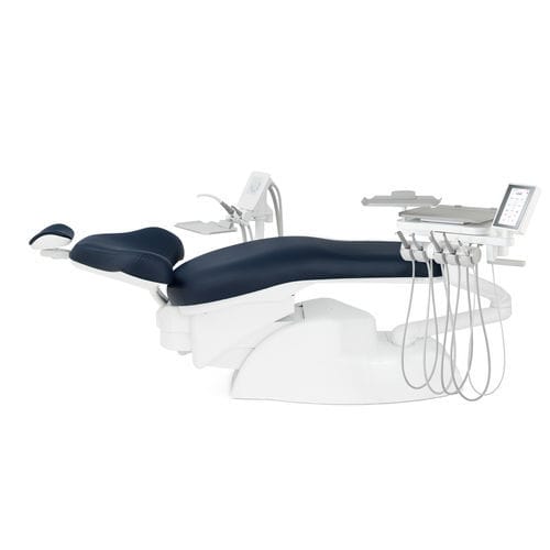 Unidad de tratamiento dental con sillón eléctrico - PE9 Side - Airel-Quetin - ambidiestros / con cámara intraoral / con portainstrumentos