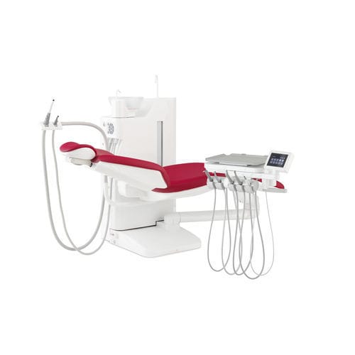 Unidad de tratamiento dental con sillón - K2 CHIR - Airel-Quetin - con reposacabezas flexible / con cámara intraoral / con portainstrumentos