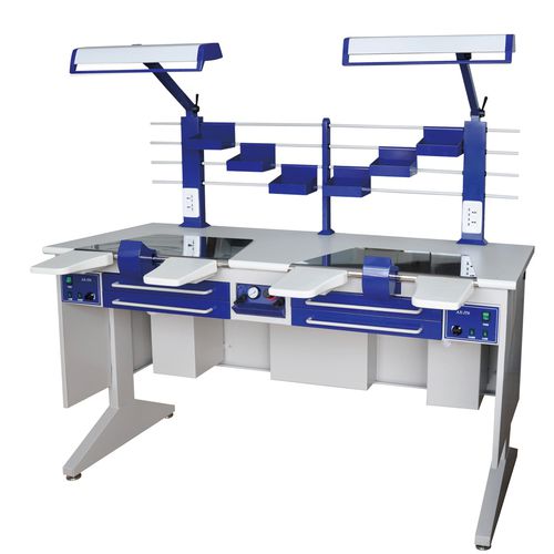 Puesto de trabajo para laboratorio dental doble - AX-JT6 - Aixin Medical Equipment Co.,Ltd  