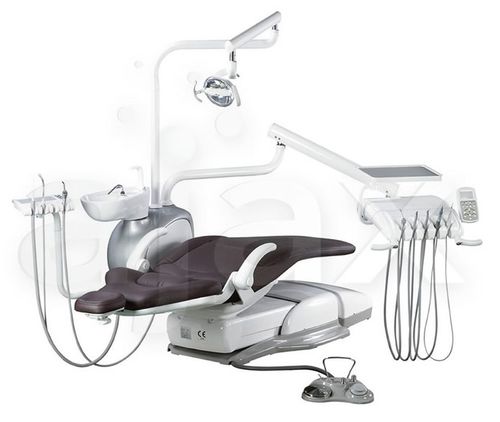 Unidad de tratamiento dental con sillón - AJ16 Package1 - Ajax Medical Equipment - con portainstrumentos / con luz
