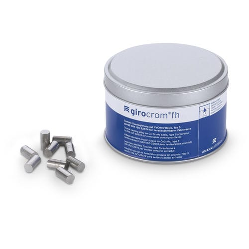 Material dental de aleación - Girocrom FH - Amann Girrbach - de fundición