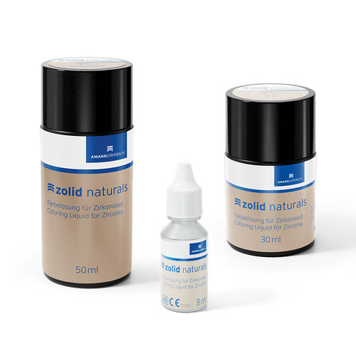Material dental de resina - Zolid Naturals - Amann Girrbach - para manchas en los dientes / líquido / multicolor