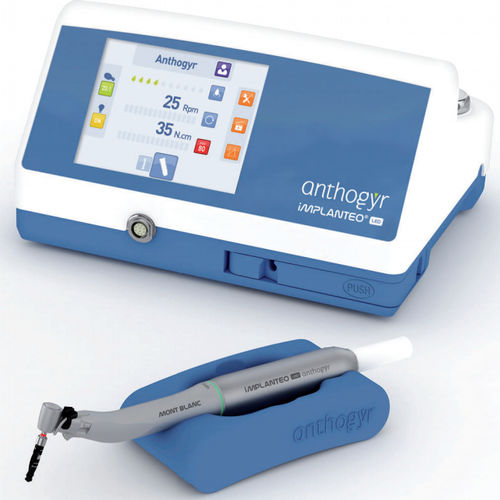 Unidad de control para micromotor para cirugía dental - Implanteo® LED - ANTHOGYR   - de implantología dental / eléctrica / de mesa