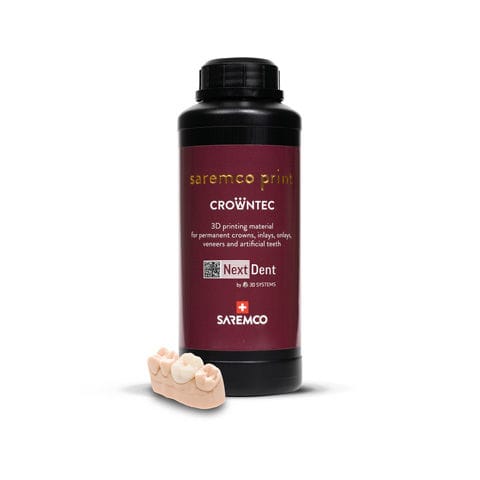 Material dental de resina - CROWNTEC - 3D Systems - de composite / para restauración dental / biocompatible